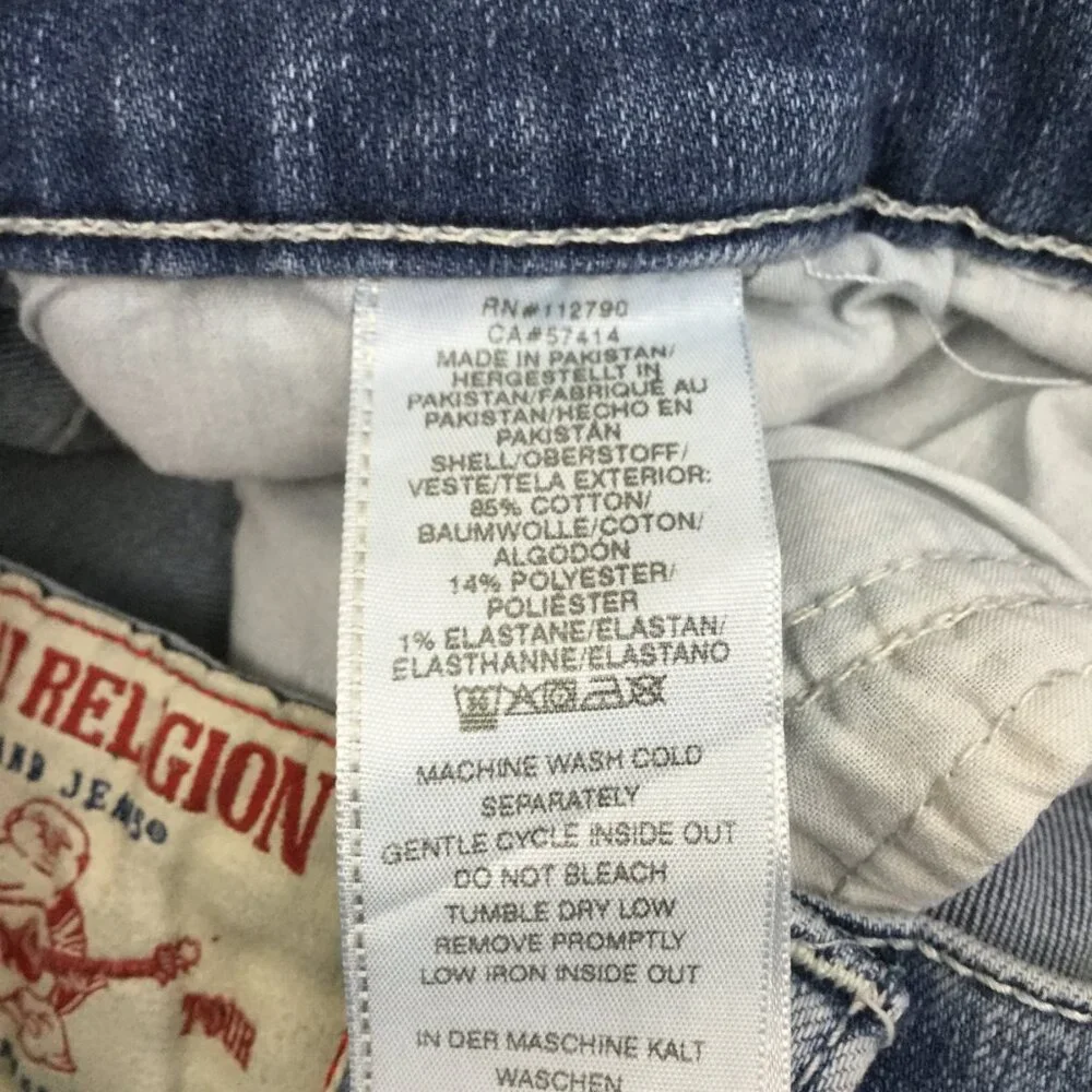True Religion Geno Relaxed Slim Jean 42